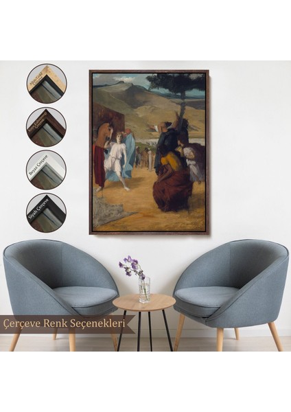 canvas Serie Edgar Degas - Iskender ve Bucephalus TABLOSU-8056 fırsatları