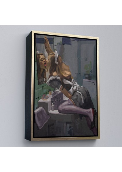 ^#canvas Serie Aynayı Yalayan Kadın TABLOSU-7814 modelleri