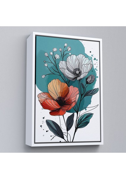 ^#canvas Serie Haşhaş Çiçekleri TABLOSU-7647