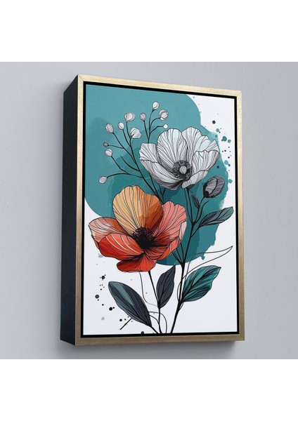 ^#canvas Serie Haşhaş Çiçekleri TABLOSU-7647 modelleri