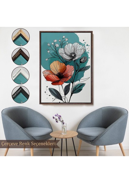 ^#canvas Serie Haşhaş Çiçekleri TABLOSU-7647 fırsatları