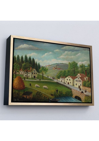 canvas Serie Rousseau - Bebek Arabaları Pastoral TABLOSU-7108