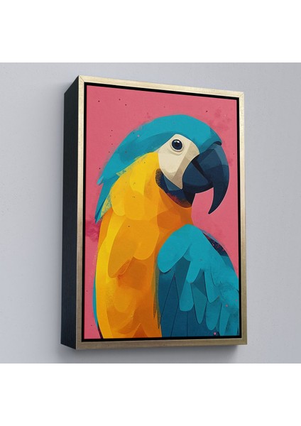 canvas Serie Renkli Ara Papağanı TABLO-7579