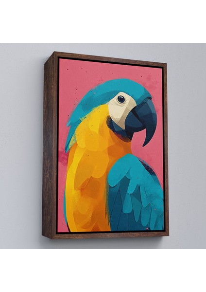 canvas Serie Renkli Ara Papağanı TABLO-7579 fiyatları