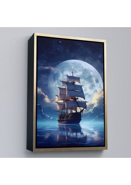 canvas Serie Gece Denizdeki Yelkenli TABLOSU-7933 fiyatları