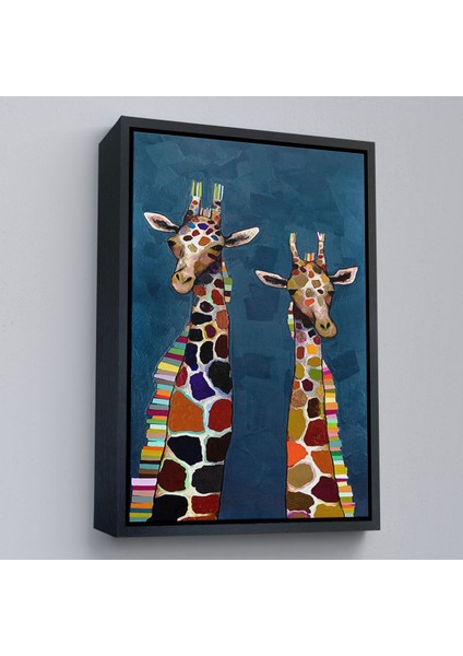 canvas Serie Sevimli Zürafalar TABLOSU-7940