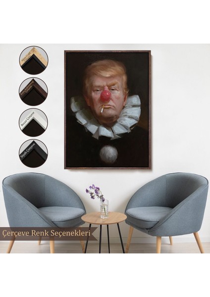 canvas Serie Palyaço Donald Trump TABLO-7849 fırsatları