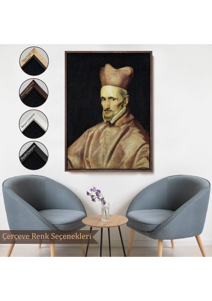 canvas Serie Gaspar De Borja ve Velasco Kardinal Hazretleri Ispanya Toledo Başpiskoposu TABLO-7379 fırsatları