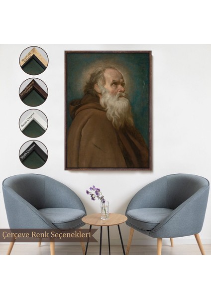 canvas Serie Diego Velázquez - San Antonio Abad Başhahip TABLOSU-7385 fırsatları
