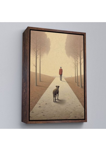 canvas Serie Hiçliğe Yürüyen Yalnız Adam TABLO-7520