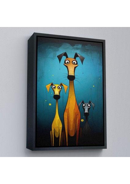 canvas Serie Çılğın Köpek Ailesi TABLO-7687