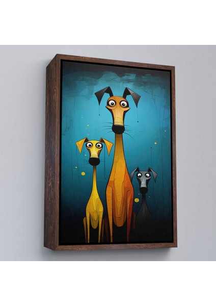 canvas Serie Çılğın Köpek Ailesi TABLO-7687 fiyatları