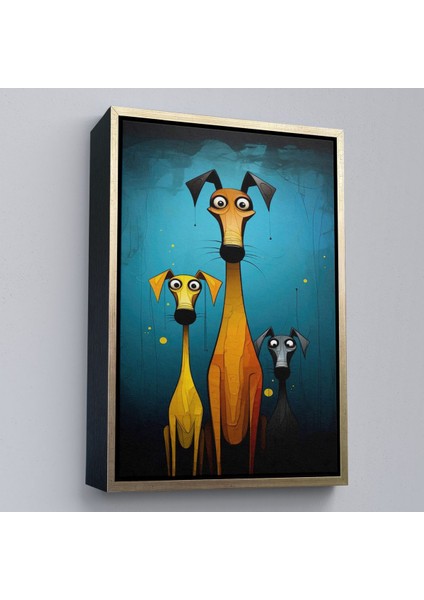 canvas Serie Çılğın Köpek Ailesi TABLO-7687 modelleri