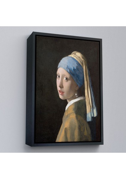 canvas Serie Johannes Vermeer - Inci Küpeli Kız Tablosu - Girl With A Pearl EARRING-7309