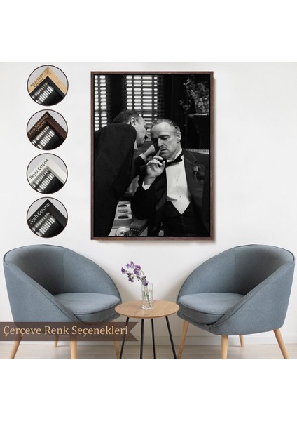 canvas Serie Godfather Mafya Film TABLO-7807 fırsatları