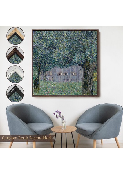 canvas Serie Gustav Klimt'in Avusturya'daki Çiftlik Evi TABLOSU-8343 fırsatları