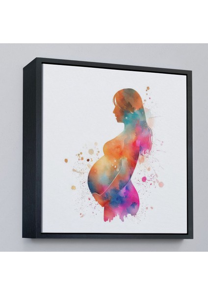 canvas Serie Hamile Kadın Tablosu - Kadın Doğum Hastane Doktor HEDIYESI-8321