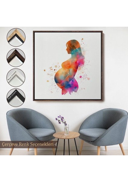canvas Serie Hamile Kadın Tablosu - Kadın Doğum Hastane Doktor HEDIYESI-8321 fırsatları
