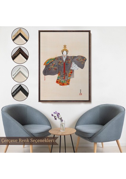 canvas Serie Kamisaka Sekka - Japon Kadın TABLOSU-8046 fırsatları