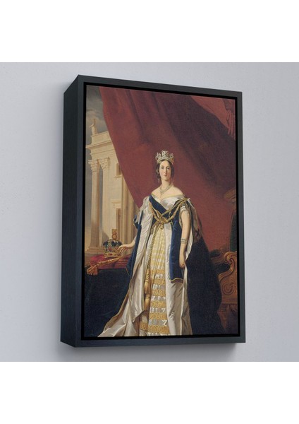 canvas Serie Franz x aver Winterhalter - Kraliçe Victoria Tablosu - Queen VICTORIA-8039
