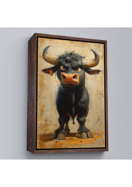 canvas Serie Agresif Boğa TABLOSU-7810 fiyatları