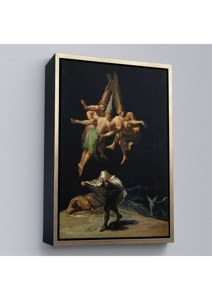 canvas Serie Francisco Goya - Witches Flight Cadıların Uçusu TABLOSU-7794