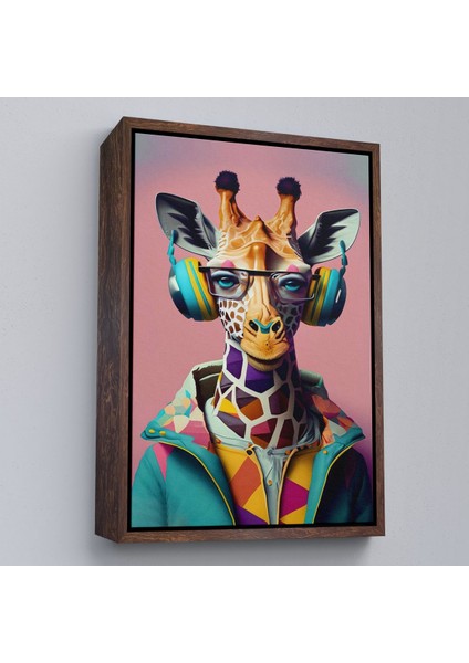 canvas Serie Sevimli Zürafa TABLOSU-7954