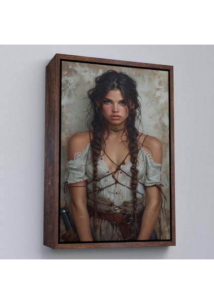 canvas Serie Ispanyol Güzel Kadın TABLOSU-7757 fiyatları