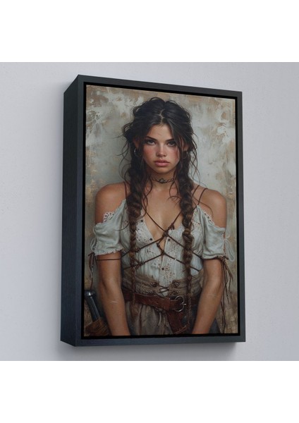 canvas Serie Ispanyol Güzel Kadın TABLOSU-7757 modelleri
