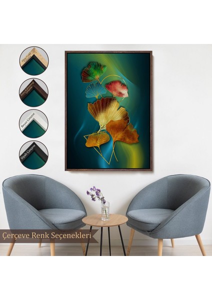 canvas Serie Renkli Altın Detaylı TABLO-7988 fırsatları