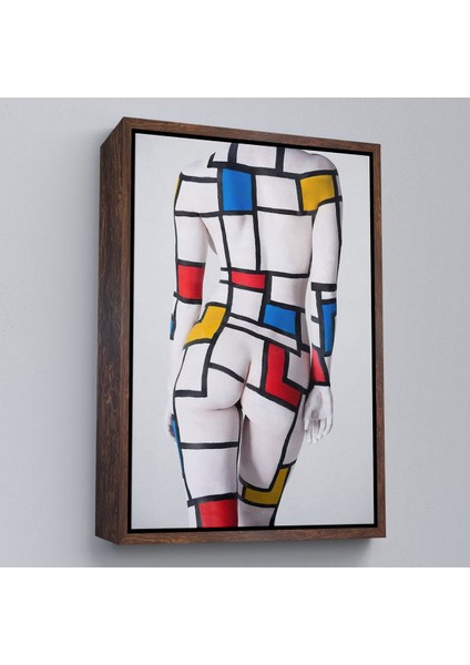 canvas Serie Renkli Soyut Kadın TABLOSU-7925 fiyatları