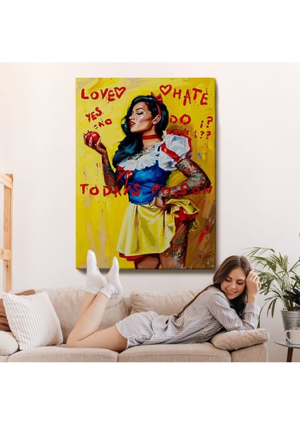 canvas Serie Zehirli Elma TABLOSU-7783 fırsatları