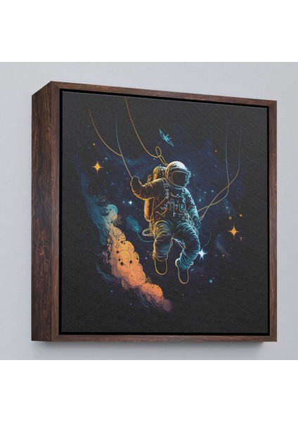 canvas Serie Uzayda Sallanan Astronot TABLOSU-8312 fiyatları