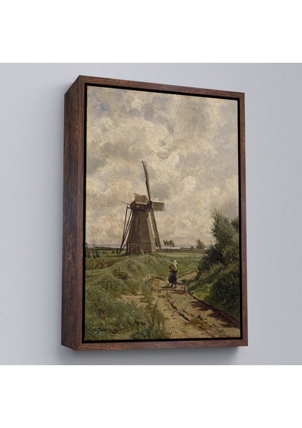 canvas Serie Carl Malchin- Ahrenshoop Yakınındaki Yel Değirmeni TABLO-8033 fiyatları