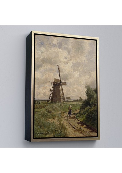 canvas Serie Carl Malchin- Ahrenshoop Yakınındaki Yel Değirmeni TABLO-8033 modelleri