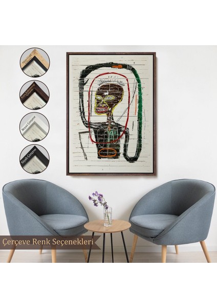 canvas Serie Jean-Michel Basquiat - Fle x ible TABLO-7302 fırsatları