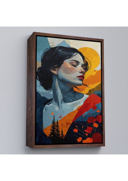 ^#canvas Serie Soyut Güzel Kadın TABLOSU-7922 fiyatları