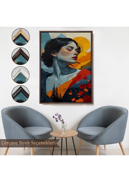 ^#canvas Serie Soyut Güzel Kadın TABLOSU-7922 fırsatları