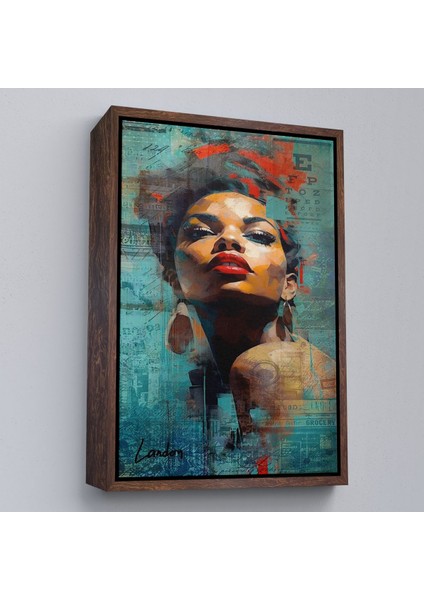 canvas Serie Afrikalı Güzel Kadın TABLOSU-7889 fiyatları