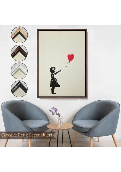 canvas Serie Banksy - Balonlu Kız Tablo - Girl With BALLOON-7310 fırsatları
