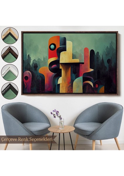 canvas Serie Ilkel Afrika Kabilelerinin Etnik Motif TABLOSU-7275 fırsatları
