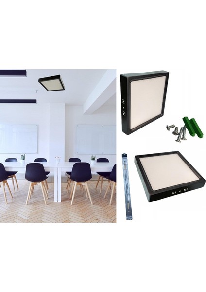 18W Siva Üstü LED Kare Panel LED CT-5236S Beyaz Isik modelleri