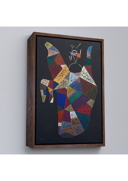 canvas Serie Wassily Kandinsky - Idam Edilen Ohne Titel TABLO-7497
