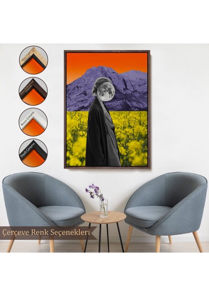 ^#canvas Serie Soyut Kadın TABLOSU-7914 fırsatları