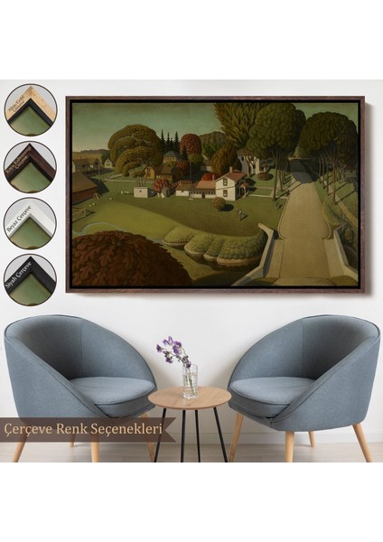 canvas Serie Herbert Hoover'ın Doğduğu Yer West Branch TABLO-7140