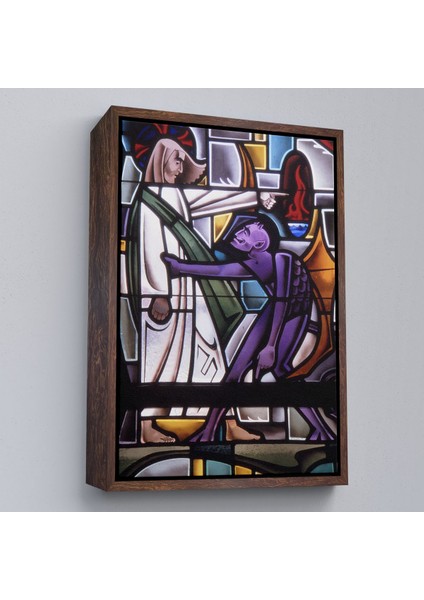 canvas Serie Şeytan Isa'yı Kandırıyor TABLO-7987 fiyatları