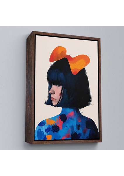 canvas Serie Küt Saçlı Güzel Kadın TABLOSU-7607 fiyatları