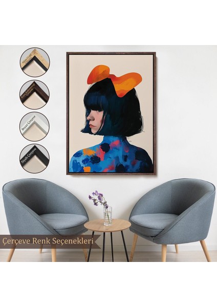 canvas Serie Küt Saçlı Güzel Kadın TABLOSU-7607 fırsatları