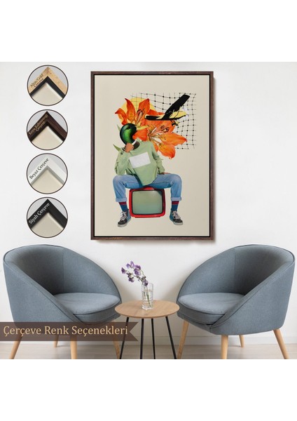 canvas Serie Ördek Kafalı Insan Pop Art TABLO-8017 fırsatları