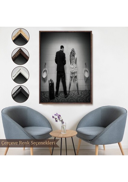 canvas Serie Pisuvara Işeyen Çift TABLOSU-7890 fırsatları